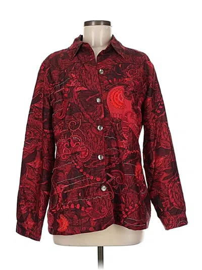 Pre-owned Chico's Jacket In Red