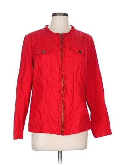Pre-owned Chico's Jacket In Red