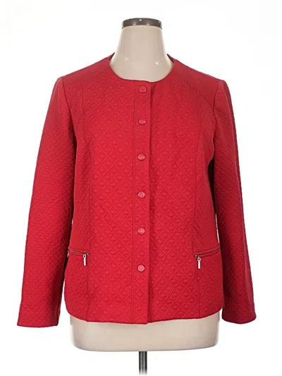Pre-owned Chico's Jacket In Red