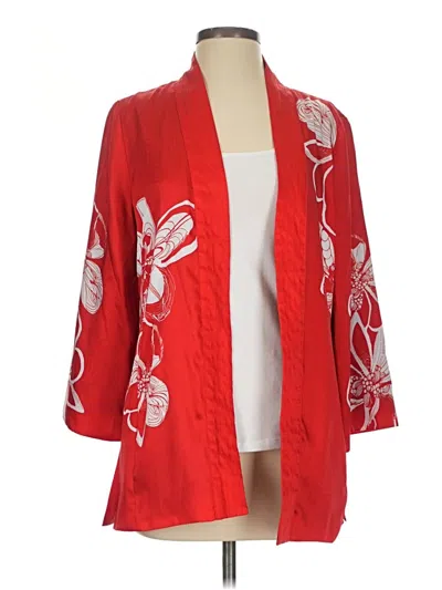 Pre-owned Chico's Jacket In Red
