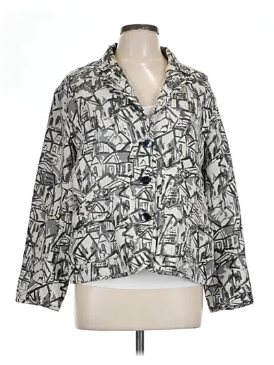 Pre-owned Chico's Jacket In Silver