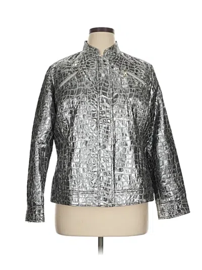 Pre-owned Chico's Jacket In Silver