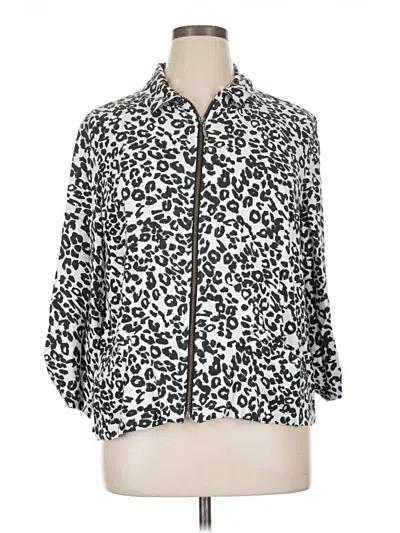 Pre-owned Chico's Jacket In Silver