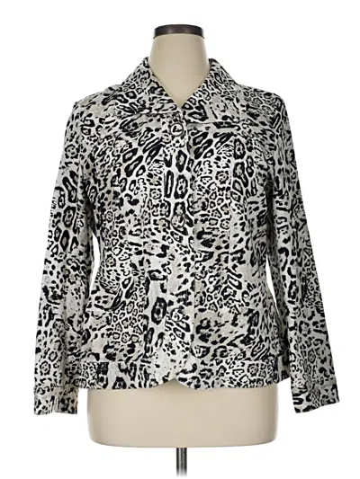 Pre-owned Chico's Jacket In Silver