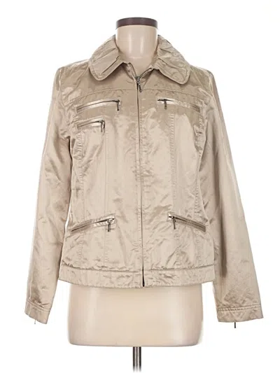 Pre-owned Chico's Jacket In Tan