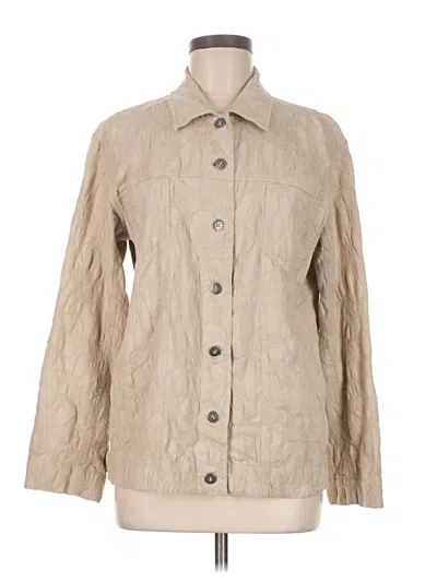 Pre-owned Chico's Jacket In Tan