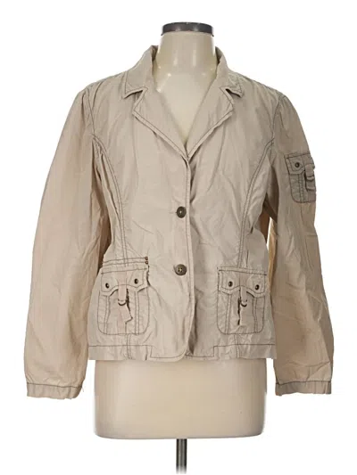 Pre-owned Chico's Jacket In Tan