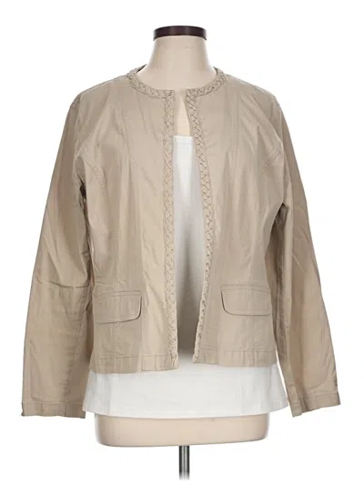 Pre-owned Chico's Jacket In Tan