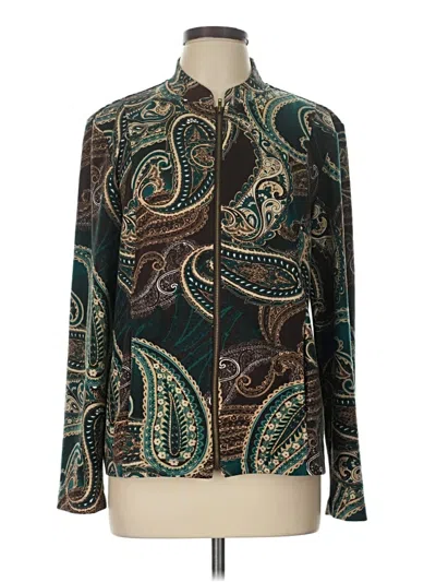 Pre-owned Chico's Jacket In Teal