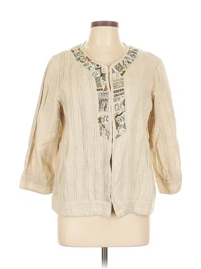 Pre-owned Chico's Jacket In White