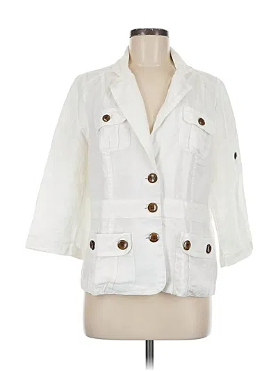 Pre-owned Chico's Jacket In White