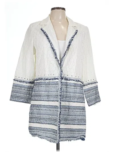 Pre-owned Chico's Jacket In White