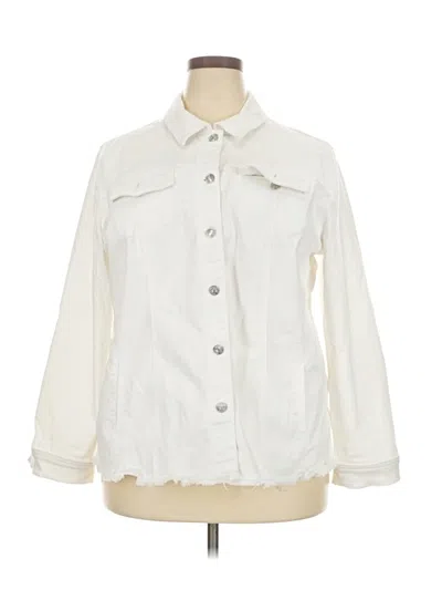Pre-owned Chico's Jacket In White