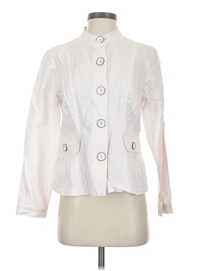 Pre-owned Chico's Jacket In White