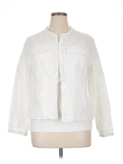 Pre-owned Chico's Jacket In White
