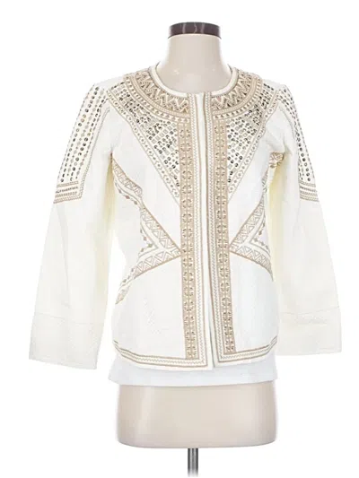 Pre-owned Chico's Jacket In White