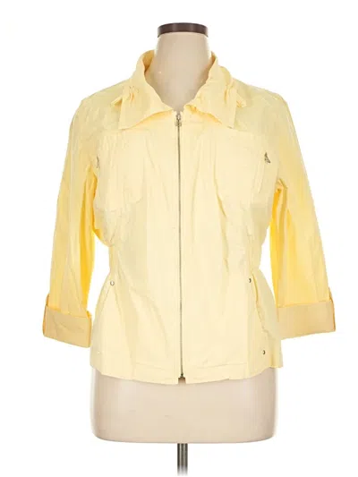 Pre-owned Chico's Jacket In Yellow