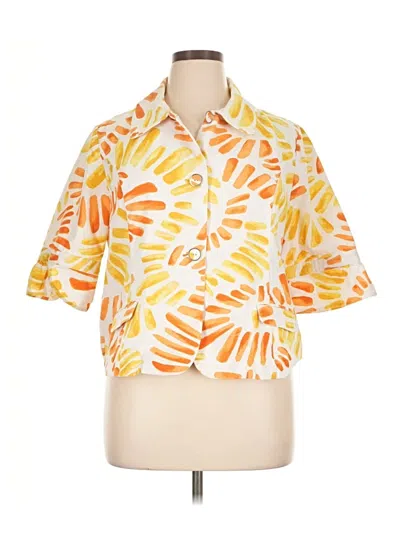 Pre-owned Chico's Jacket In Yellow