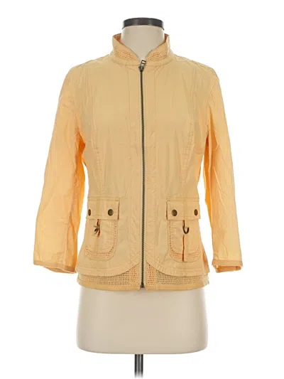 Pre-owned Chico's Jacket In Yellow