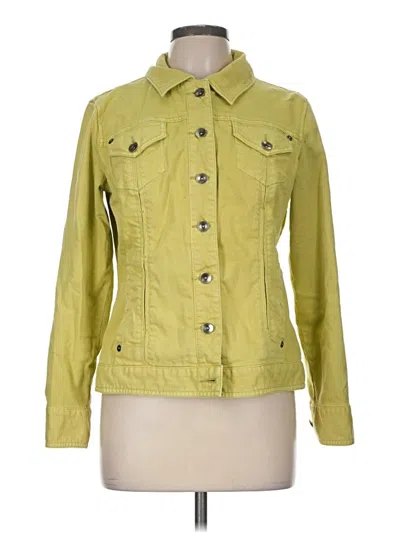 Pre-owned Chico's Jacket In Yellow