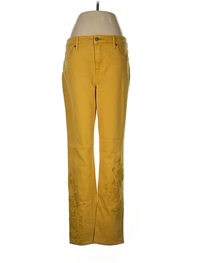 Pre-owned Chico's Jeans In Yellow