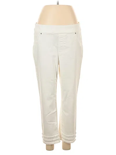 Pre-owned Chico's Jeggings In White