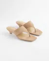 Chico's Julia Suede Kitten Heel In Neutral In Brown