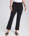 Chico's Lightweight Juliet Kick Flare Pants In Black Size 16/18 |  In Black