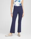 Chico's Lightweight Juliet Kick Flare Pants In Blue Size 18 |  In Passport Blue