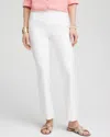 Chico's Lightweight Juliet Kick Flare Pants In White Size 14 |  In Alabaster