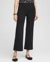 Chico's Lightweight Juliet Kick Flare Pants In Black Size 20/22 |  In Black