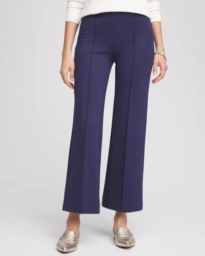 Chico's Lightweight Juliet Kick Flare Pants In Blue Size 20/22 |  In Passport Blue