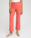 Chico's Juliet Kick Flare Pants In Coral Zinnia Size 14 |  In Coral Zinnia