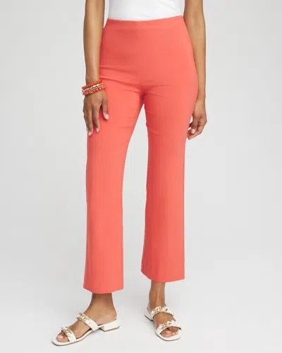 Chico's Juliet Kick Flare Pants In Coral Zinnia Size 14 |