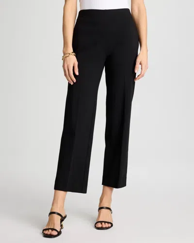 Chico's Juliet Lightweight Straight Crop Pants In Black