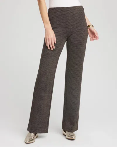 Chico's Juliet Luxe Wide-leg Ponte Pants In Black