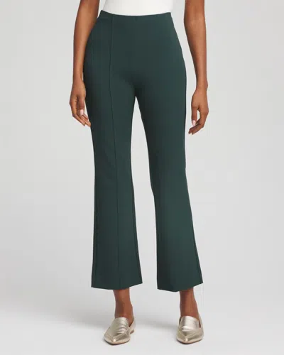 Chico's Juliet Stretch Kick Flare In Darkest Spruce In Green