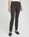 Chico's Juliet Tonal Check Ankle Pants In Black Size 4 |  In Black