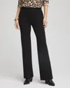 Chico's Juliet Wide-leg Ponte Pants In Black In Black