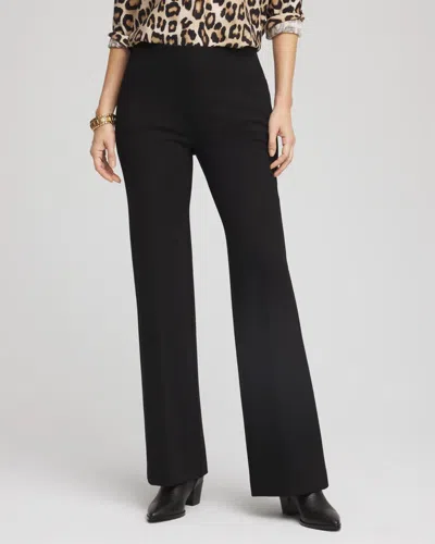 Chico's Juliet Wide-leg Ponte Pants In Black