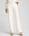 Chico's Juliet Wide-leg Ponte Pants In Cream In Neutral