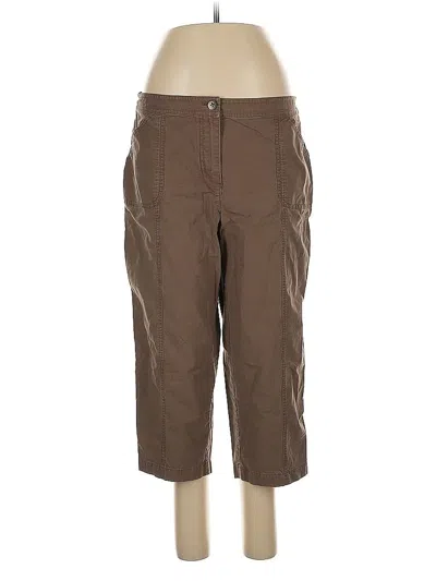 Pre-owned Chico's Khaki Pant In Brown