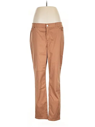 Pre-owned Chico's Khaki Pant In Brown