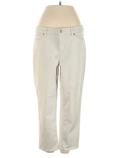 Pre-owned Chico's Khaki Pant In Ivory