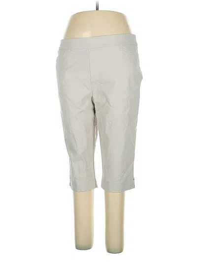 Pre-owned Chico's Khaki Pant In Silver