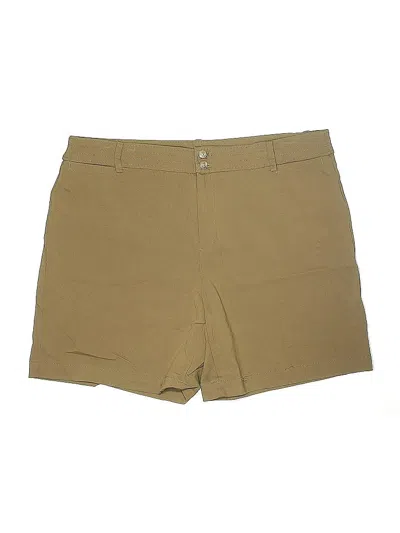 Pre-owned Chico's Khaki Shorts In Brown