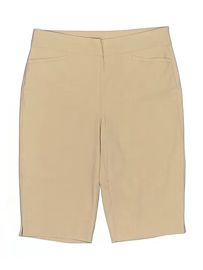 Pre-owned Chico's Khaki Shorts In Brown