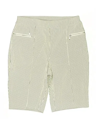 Pre-owned Chico's Khaki Shorts In Green
