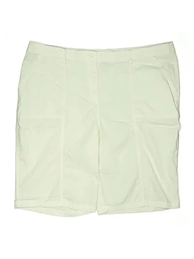 Pre-owned Chico's Khaki Shorts In Green