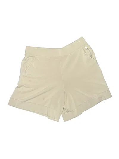 Pre-owned Chico's Khaki Shorts In Ivory